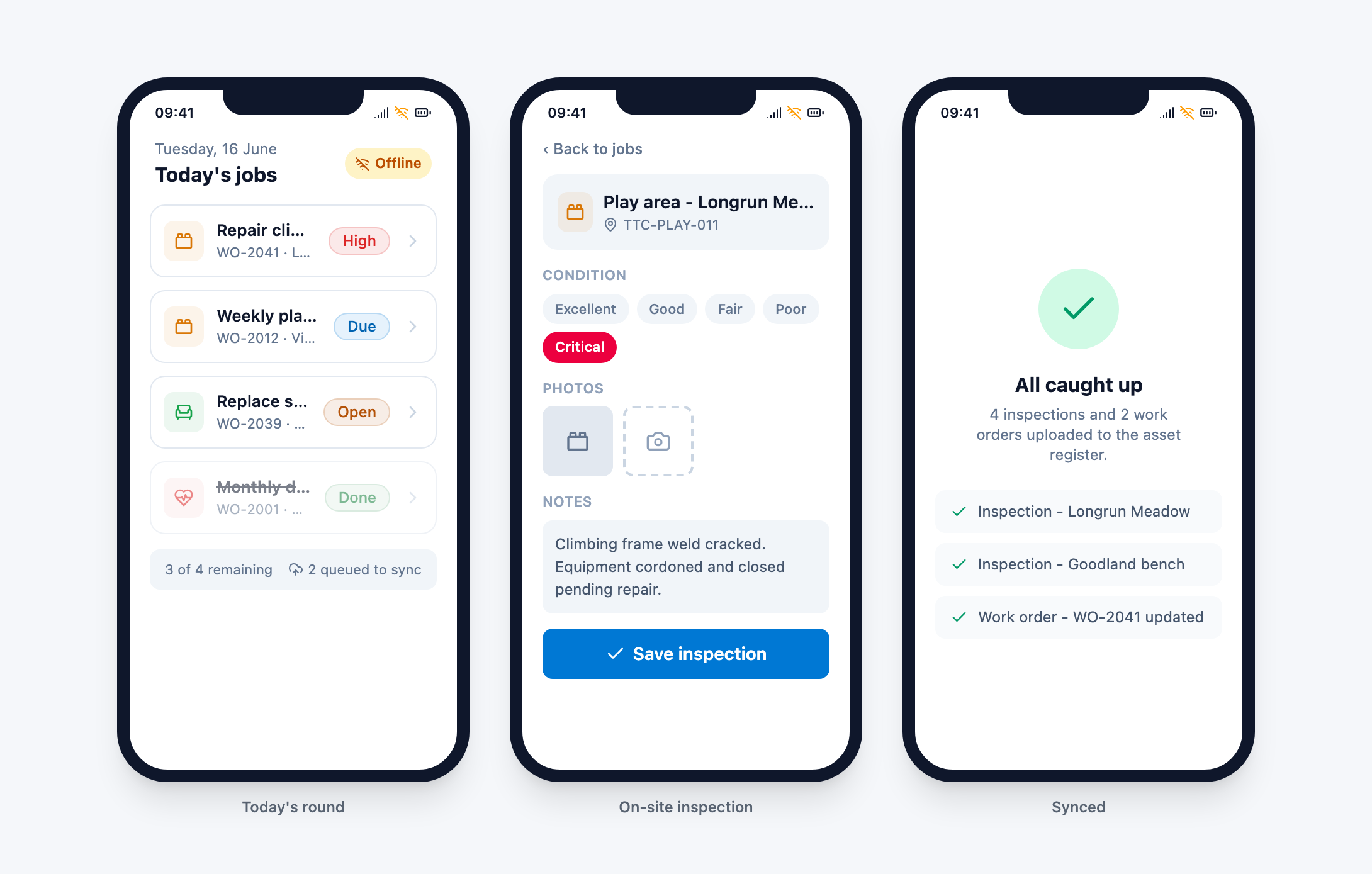 Kinso CRM for Councils mobile field app